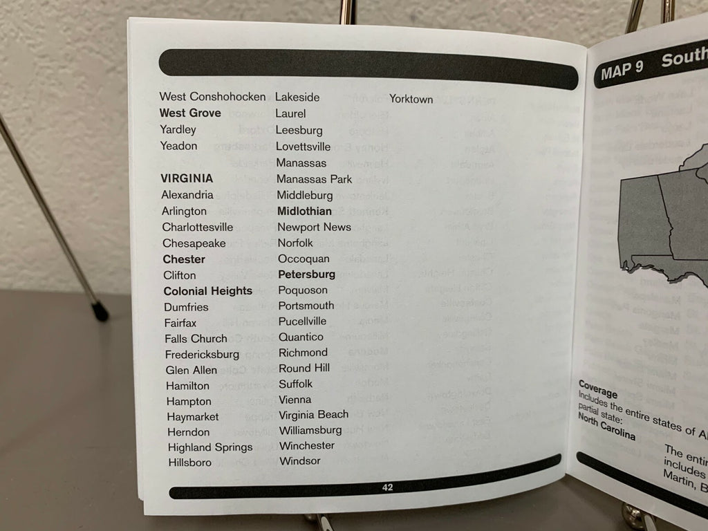 1999-2000 Mercedes Comand Navigation Disc 8 (DE/VA/DC & Parts of MD/NJ/NC&PA)