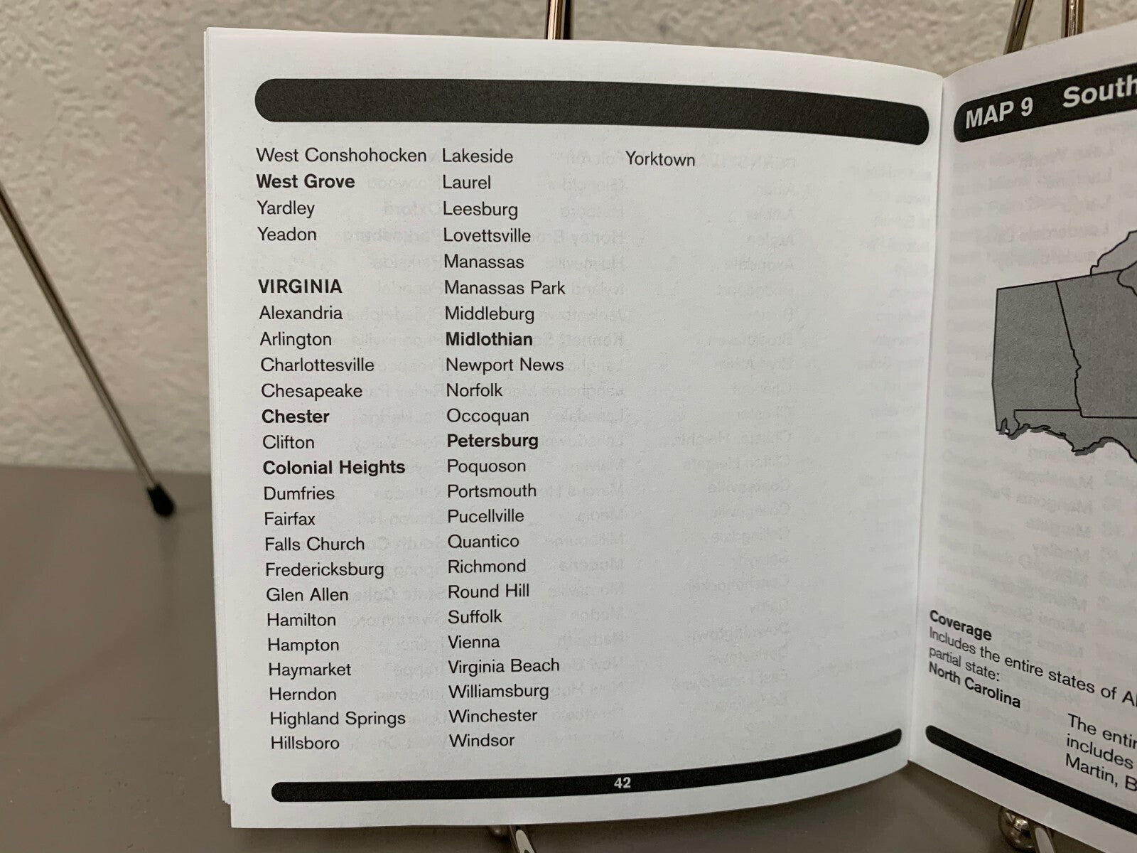 1999-2000 Mercedes Comand Navigation Disc 8 (DE/VA/DC & Parts of MD/NJ/NC&PA)