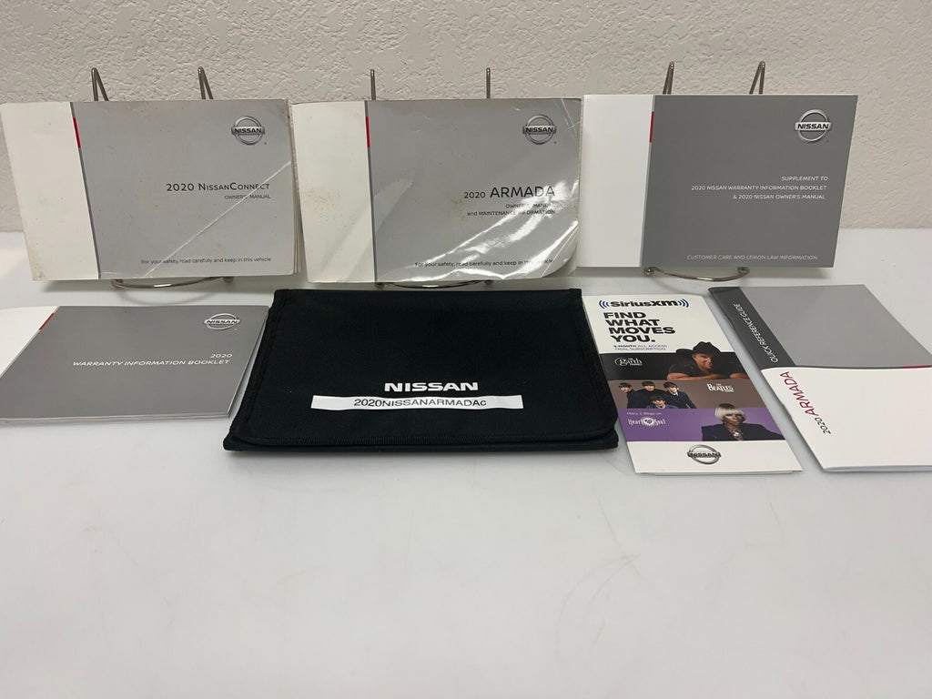 2020 Nissan Armada OEM Owner's Manual & Case with FREE SHIPPING !