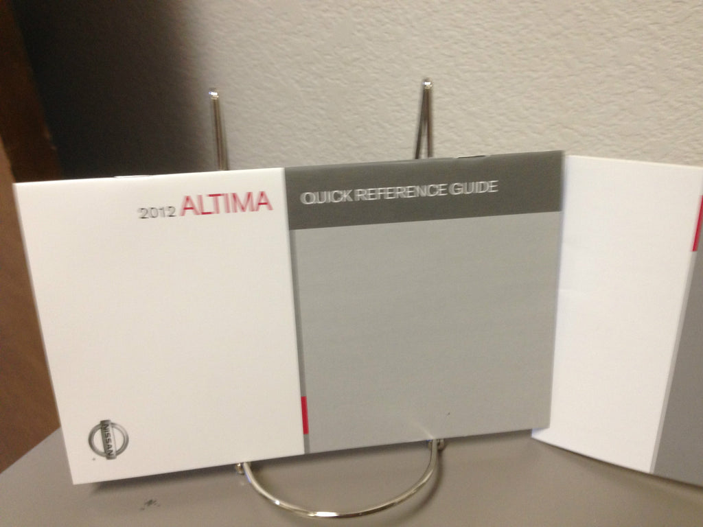 2012 Nissan Altima Genuine OEM Owner's Manual w/Supplemental Manuals & Case