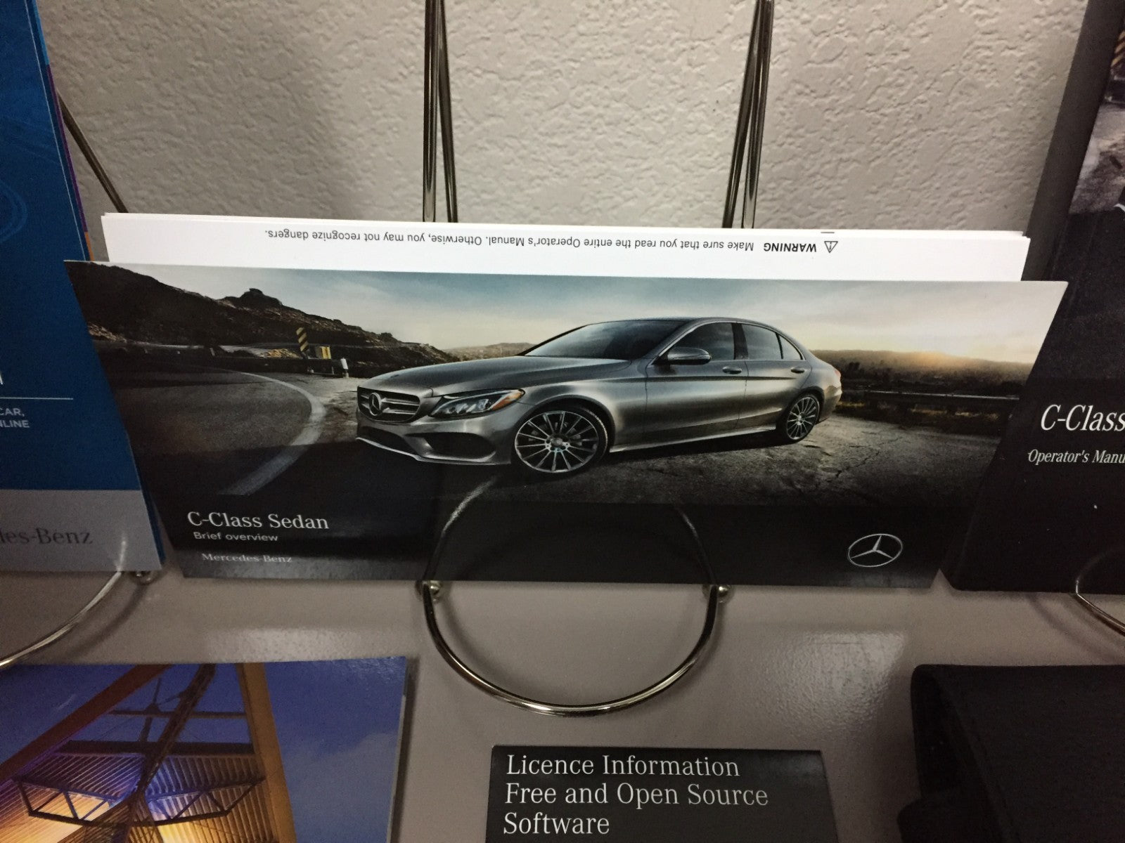 2017 Mercedes-Benz C-Class Sedan Wagon Genuine OEM Owner's Manual Set w/Case