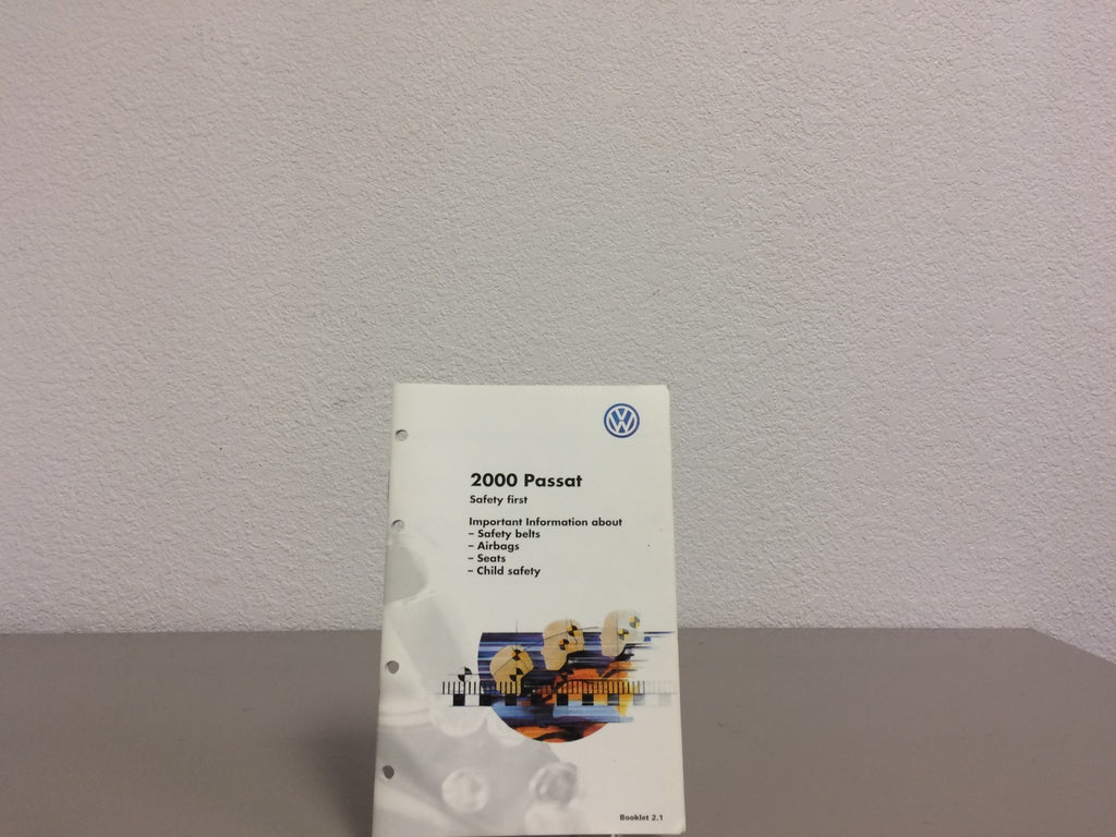 2000 Volkswagen VW Passat Genuine OEM Owner's Manual Set w/Case--Free Shipping!