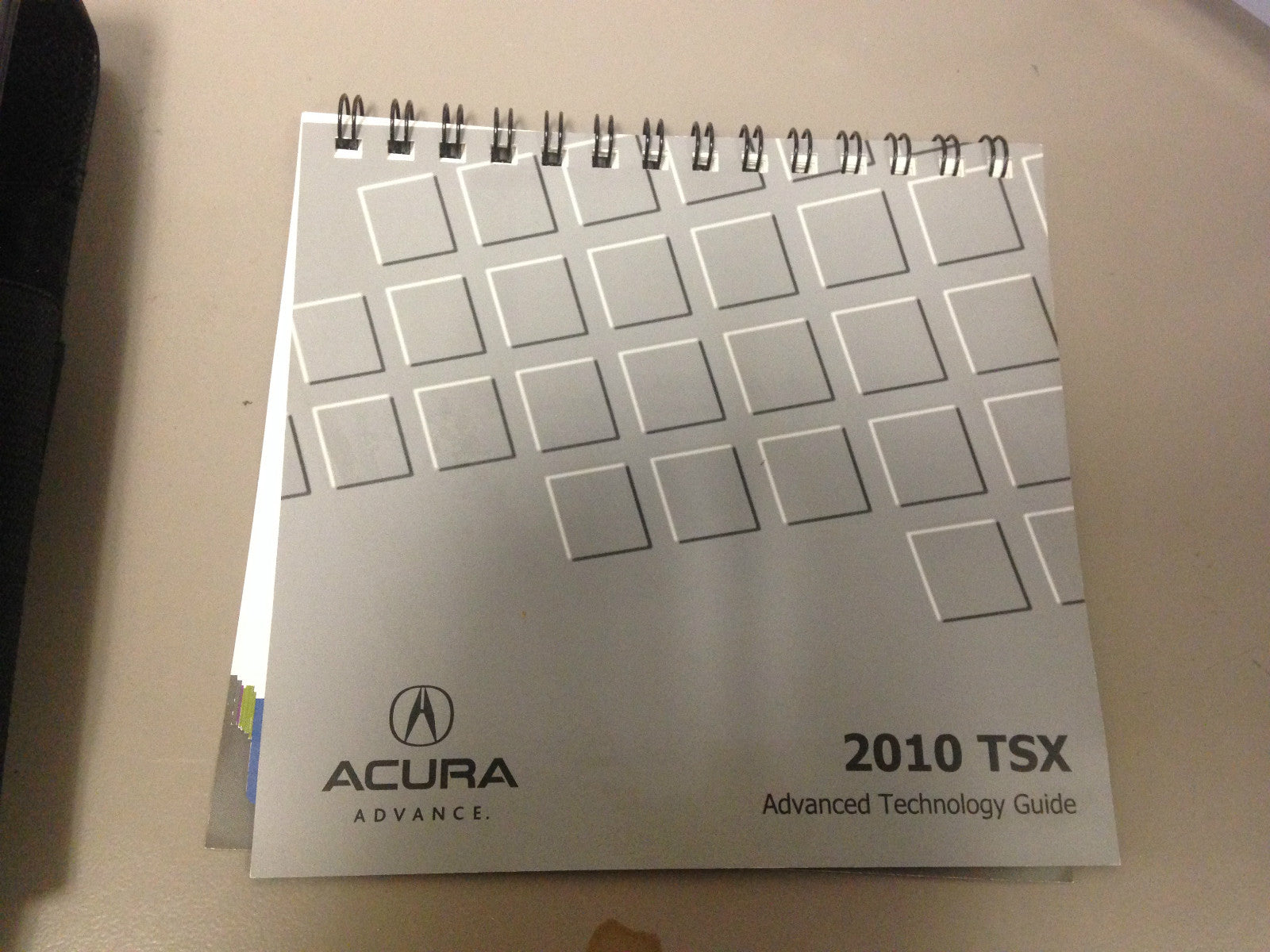 2010 Acura TSX Genuine OEM Owner's Manual Set w/Technology Manual & Acura Case