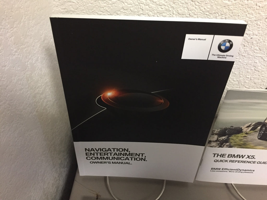 2014 BMW X5 Genuine OEM Owner's Manual Set w/Case and Bonus Key FOB--Ships Free!