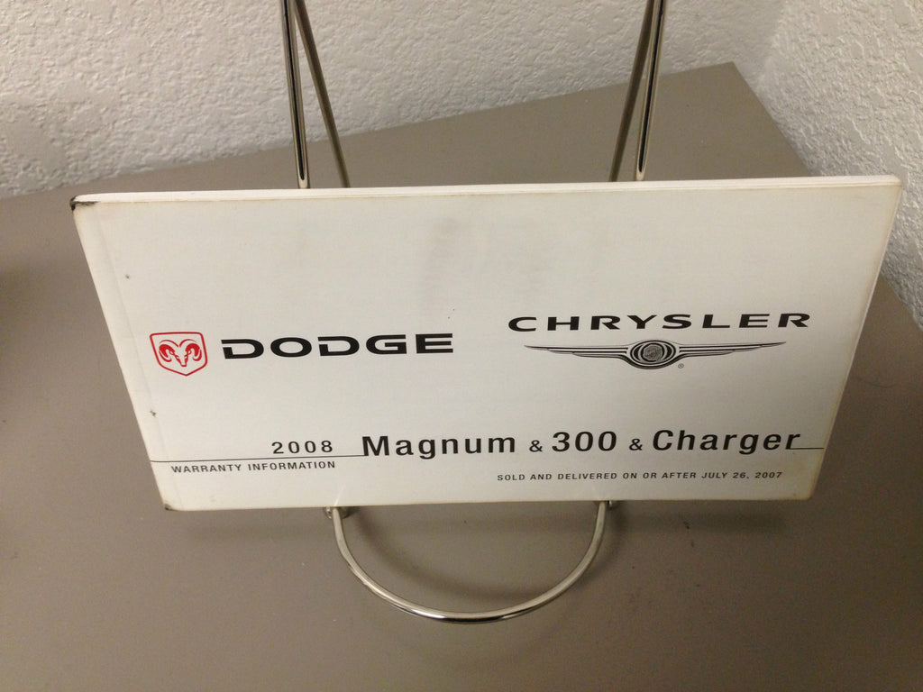 2008 Dodge Charger OEM Owner's Manual - Fast Free Shipping