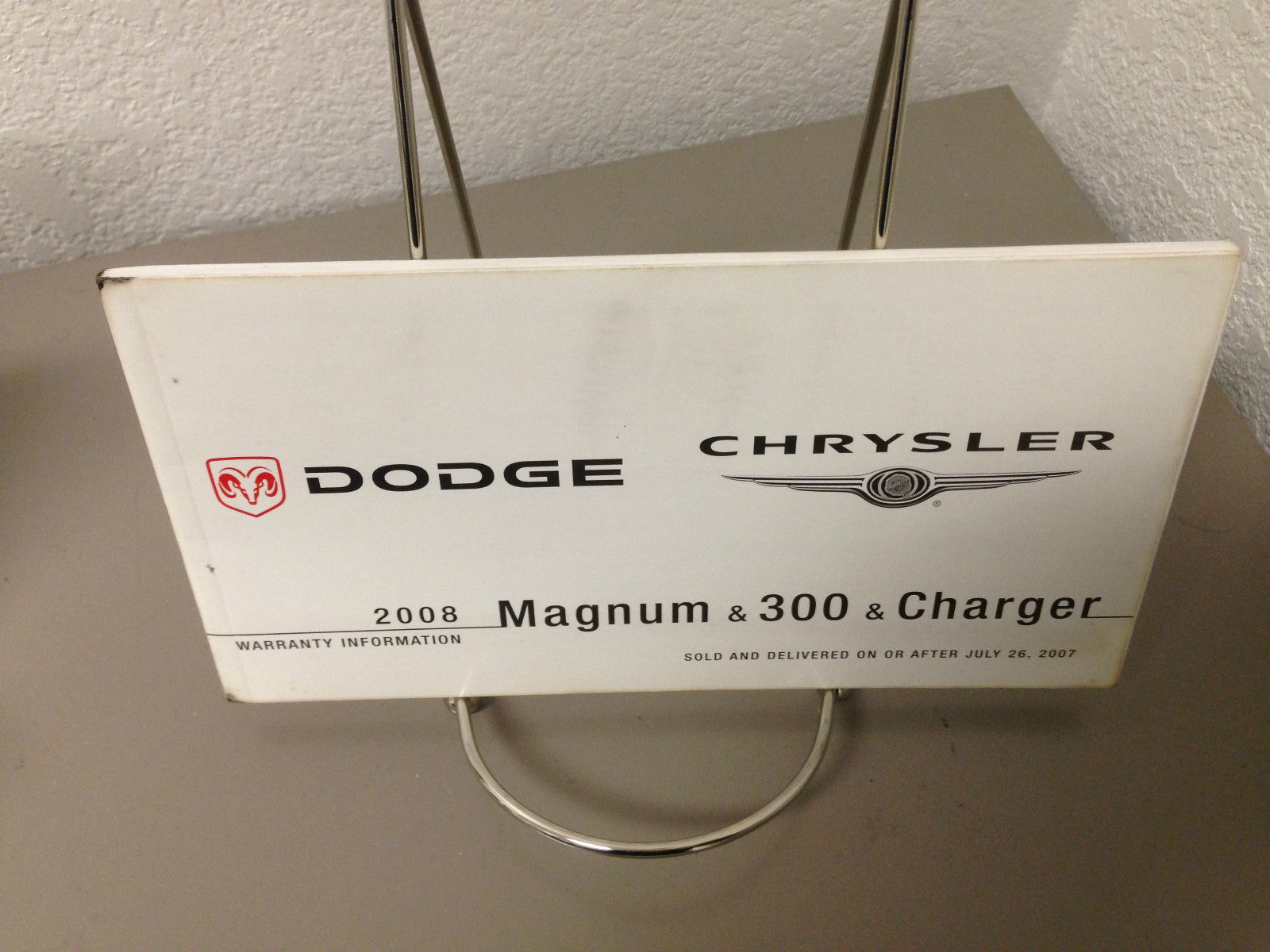 2008 Dodge Charger OEM Owner's Manual - Fast Free Shipping