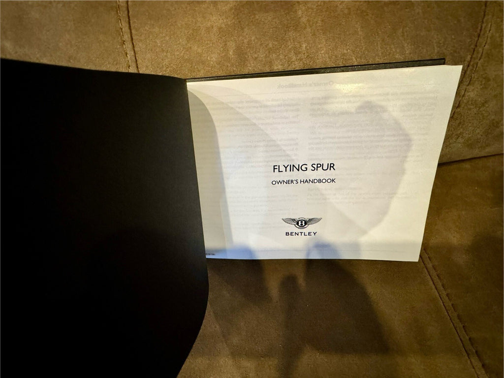 2016 BENTLEY FLYING SPUR V8 W12 OWNERS HANDBOOK GENUINE OEM BENTLEY MANUAL