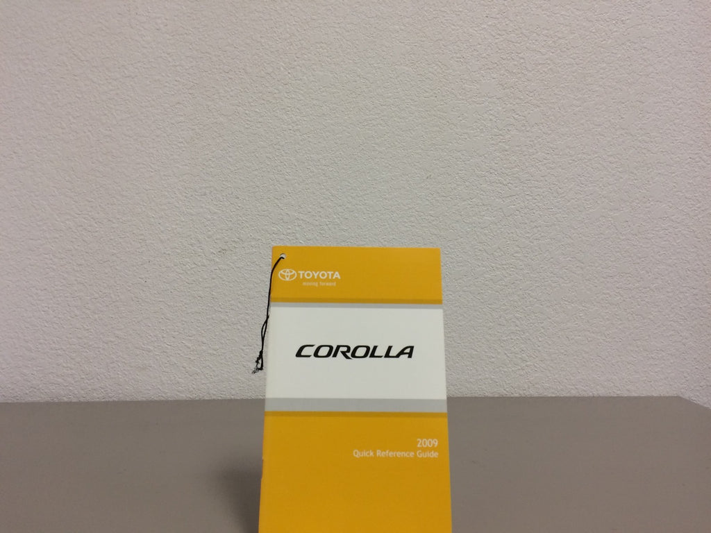 2009 Toyota Corolla Genuine OEM Owner's Manual Set w/Toyota Case-Free Shipping!!