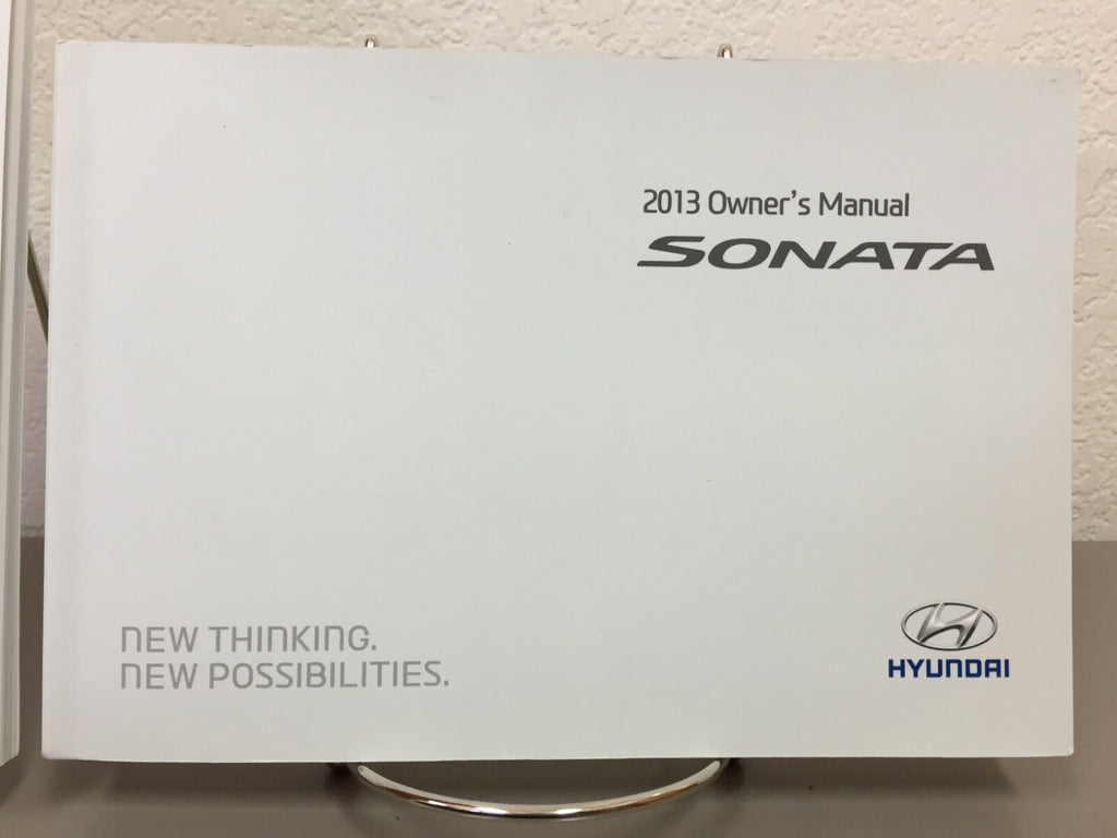 2013 Hyundai Sonata Genuine OEM Owner's Manual Set w/Case--Free Shipping