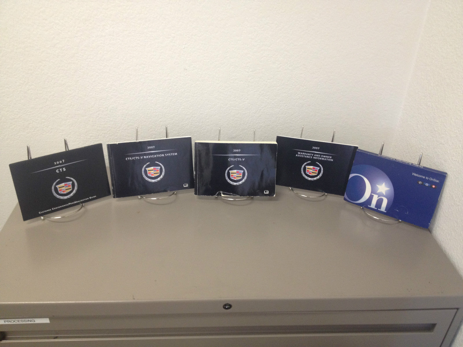 2007 Cadillac CTS-V Genuine OEM Owner's Manual Set w/Supplements--Free Shipping