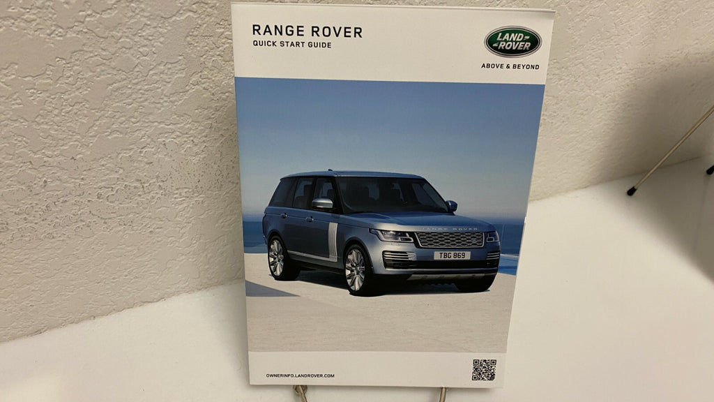2021 Range Rover OEM Owners Manual set w/supplements including Navigation & Case