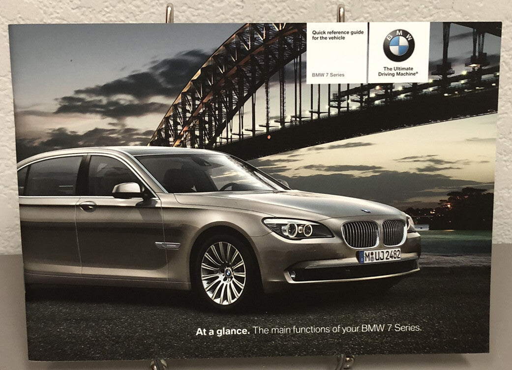 2010 BMW 750i 750Li 760Li xDrive OEM Owner's Manual with Case --Free Shipping