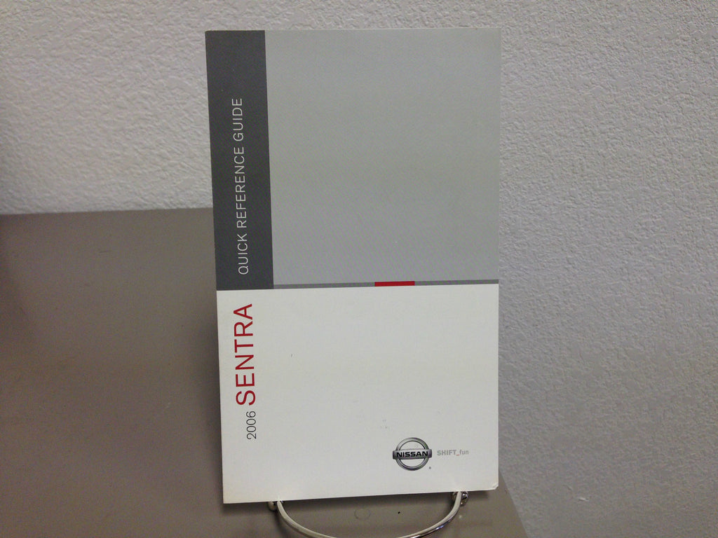 2006 Nissan Sentra OEM Owner's Manual Set with Case - Free Shipping