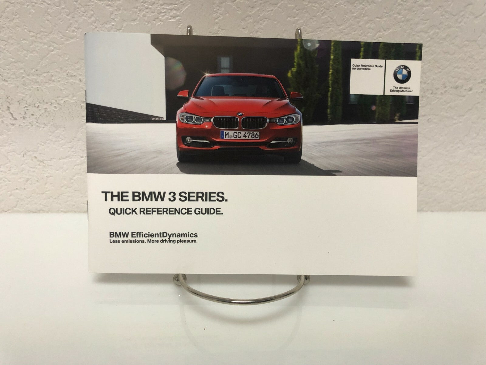 2012 BMW 3 Series Sedan 320i 328i 335i OEM Owner's Manual w/BMW Case & iDrive