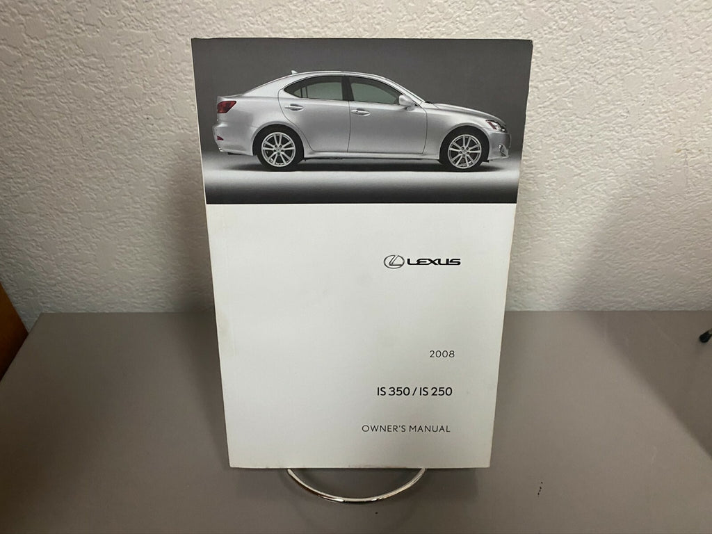 2008 Lexus IS350 IS250 Genuine OEM Owner's Manual Set w/Case--Free Shipping!!!