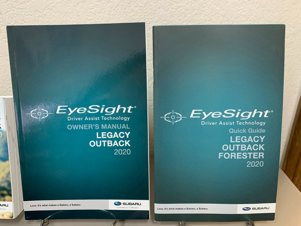 2020 Subaru Legacy Genuine OEM Owner's Manual Set w/Navigation Manual & Case
