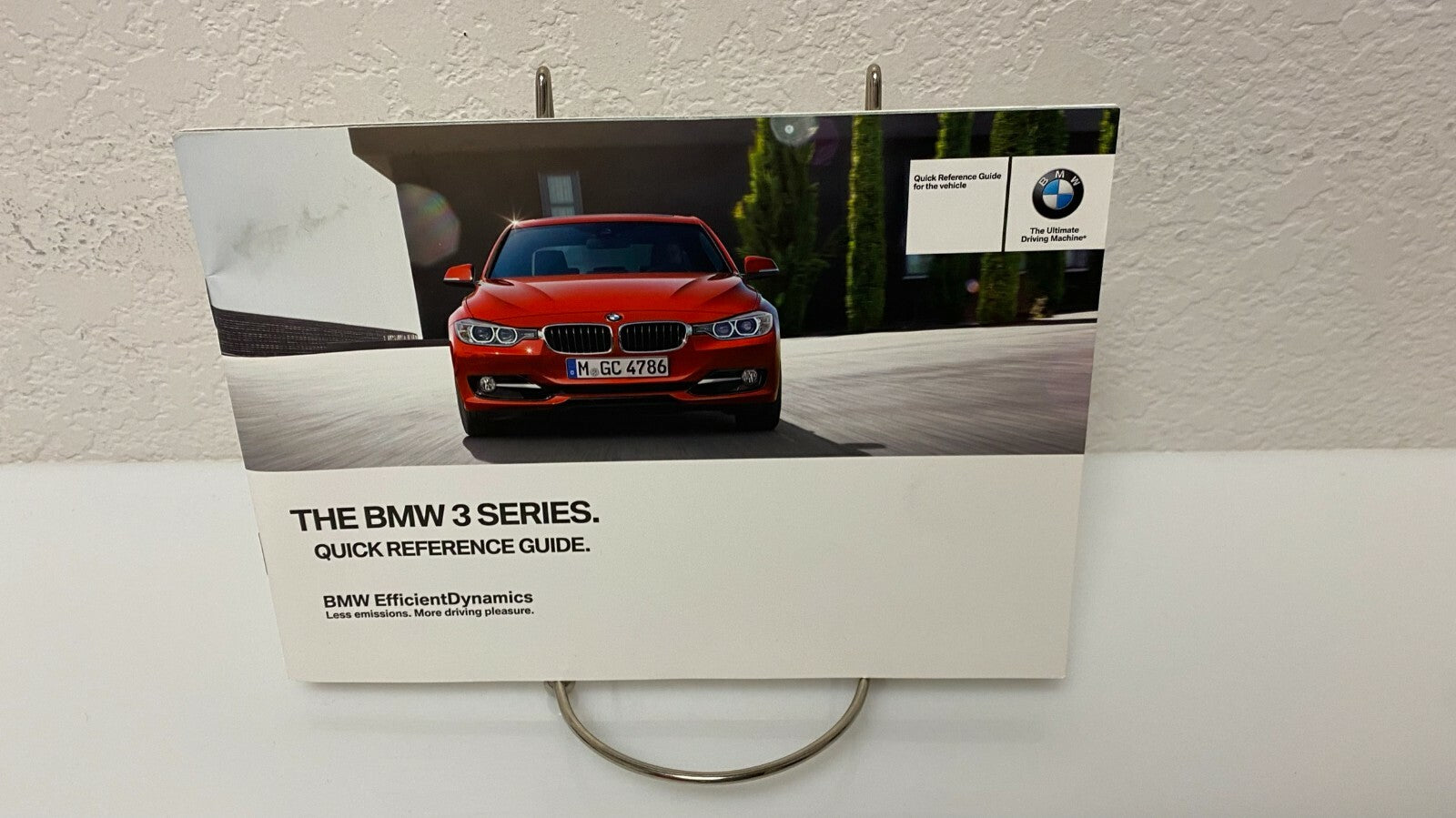 2012 BMW 3 Series Sedan 320i 328i 335i OEM Owner's Manual w/BMW Case & iDrive