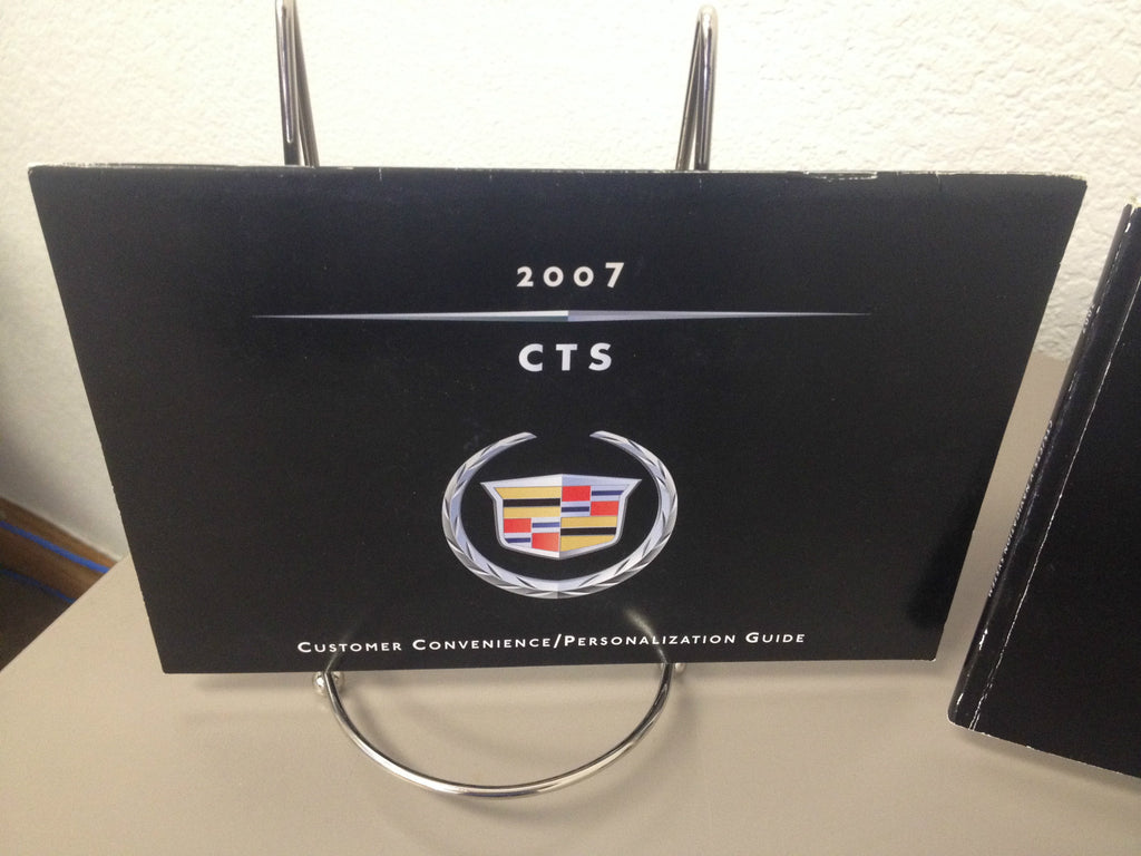 2007 Cadillac CTS-V Genuine OEM Owner's Manual Set w/Supplements--Free Shipping