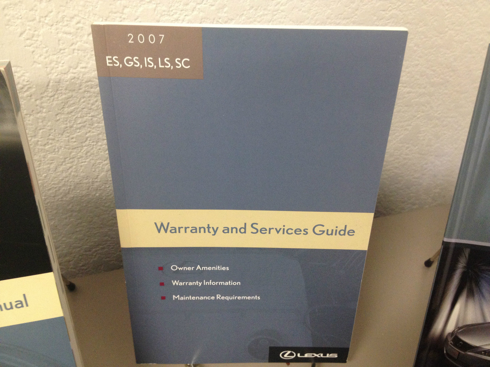 2007 Lexus IS250 IS350 Genuine OEM Owner's Manual Set w/Navi Manual & Lexus Case