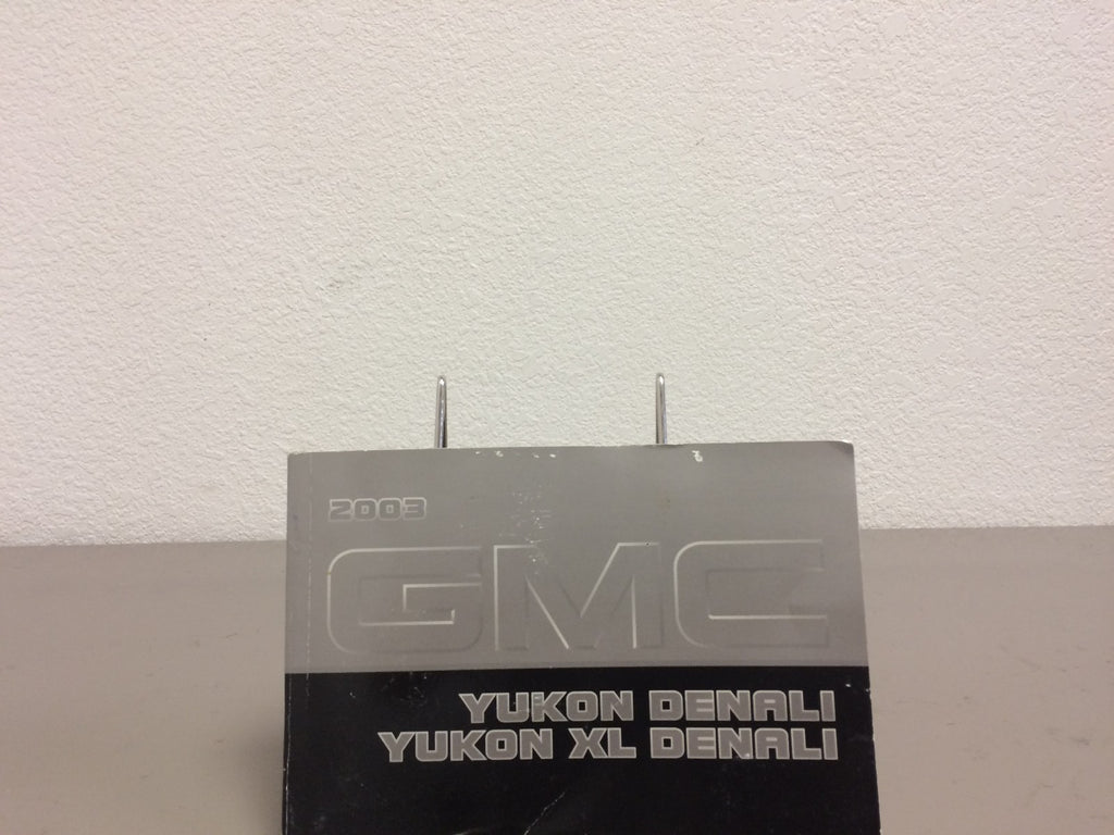 2003 GMC Yukon Denali / Yukon XL Denali OEM Owner's Manual Set w/Case & Key FOB