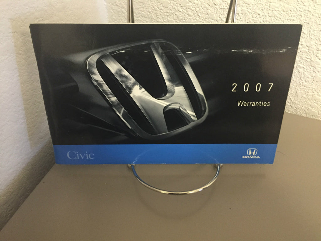 2007 Honda Civic Sedan Genuine OEM Owner's Manual Set--Free Shipping!