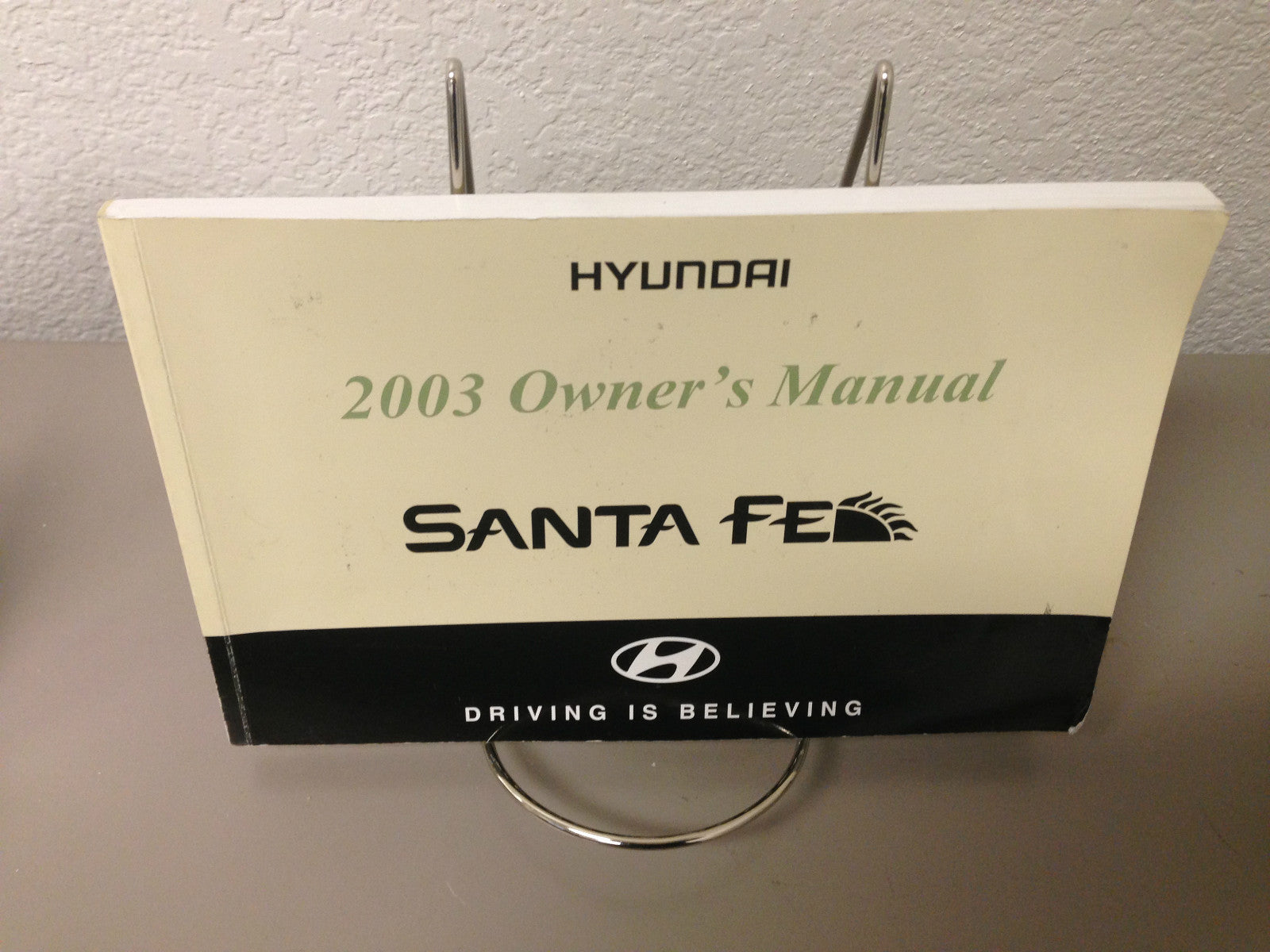 2003 Hyundai Santa Fe Genuine OEM Owner's Manual Set w/Hyundai Case--Ships Free!