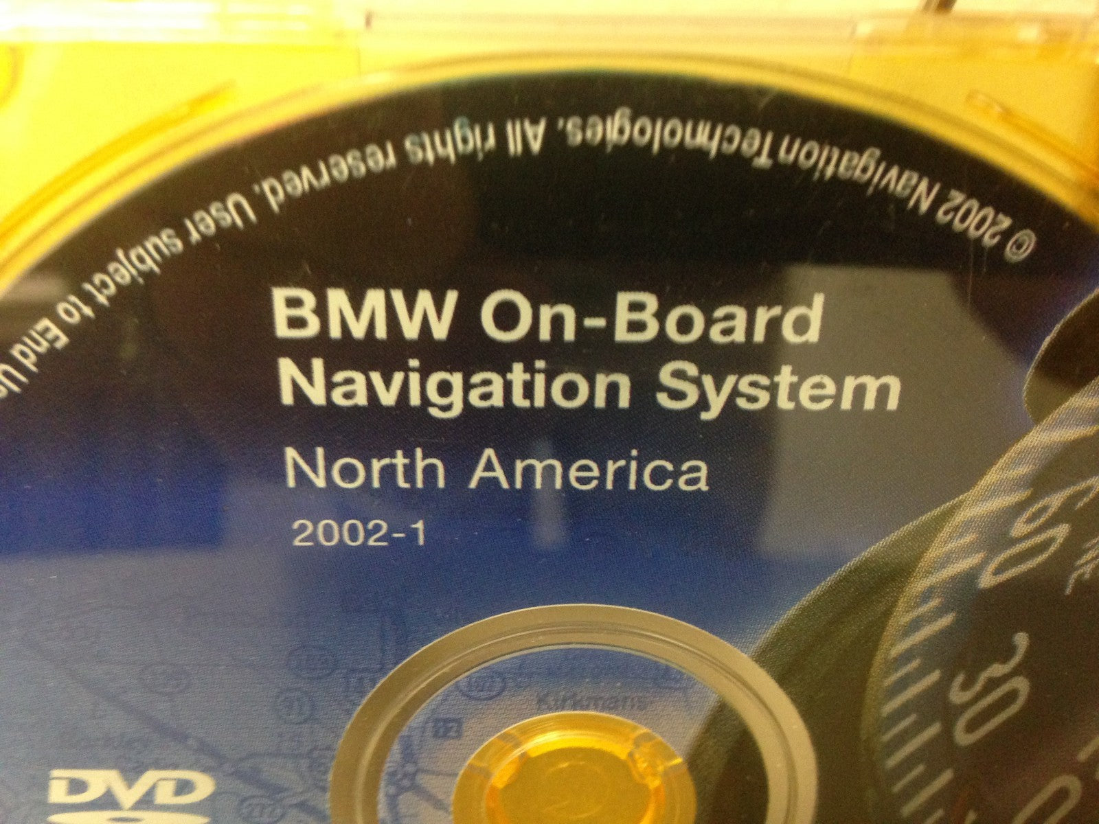 Genuine BMW On-Board Navigation System DVD Disc Version 2002-1 S0001-0070-210 US