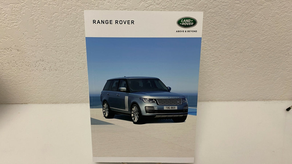 2021 Range Rover OEM Owners Manual set w/supplements including Navigation & Case