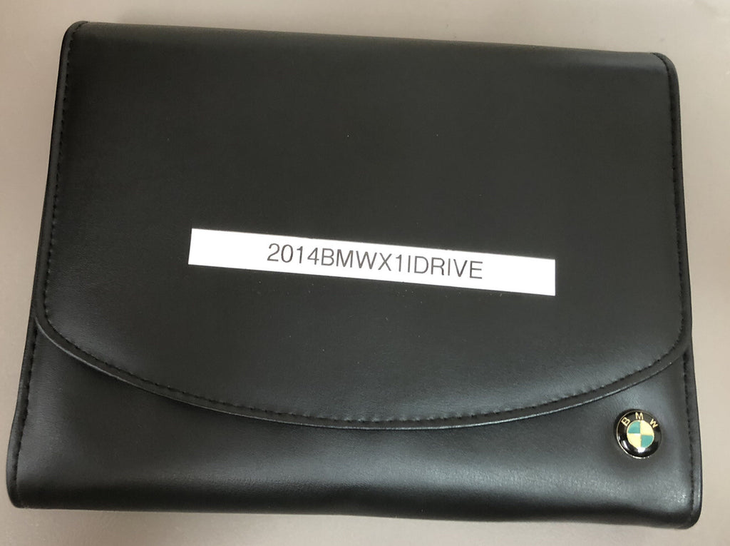 2014 BMW X1 sDrive28i xDrive28i xDrive35i OEM Owner's Manual w/iDrive Navigation