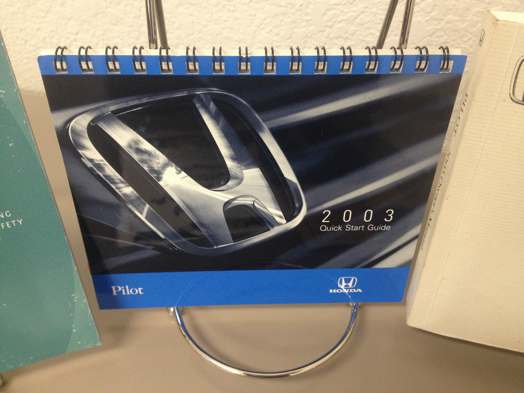 2003 Honda Pilot Genuine OEM Owner's Manual Set--Free Shipping to All 50 States
