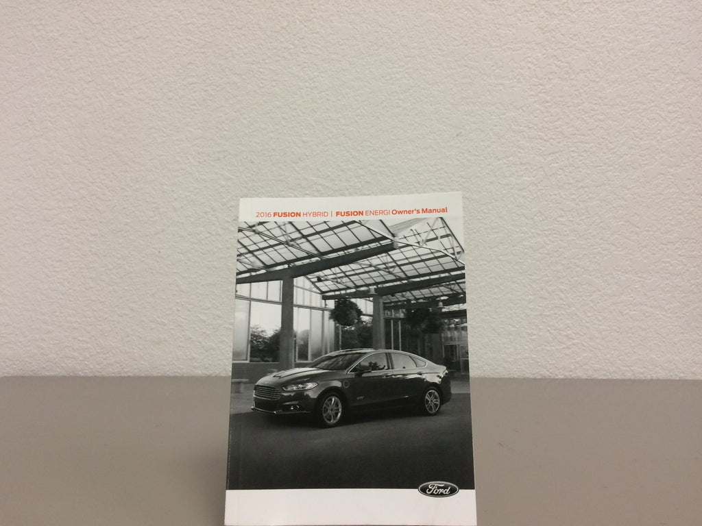 2016 Ford Fusion Hybrid & Fusion Energi Genuine OEM Owner's Manual w/Case--NEW