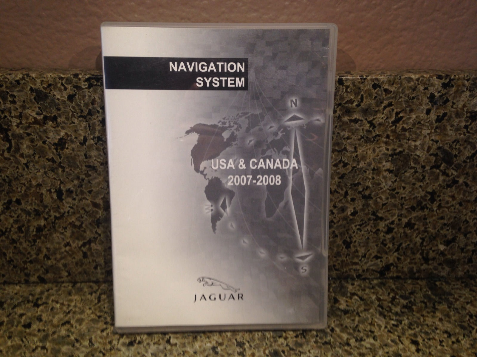 Jaguar XF XK XKR Navigation DVD 6W83-10E898-BD Map 2007-2008 East & West 2 Discs