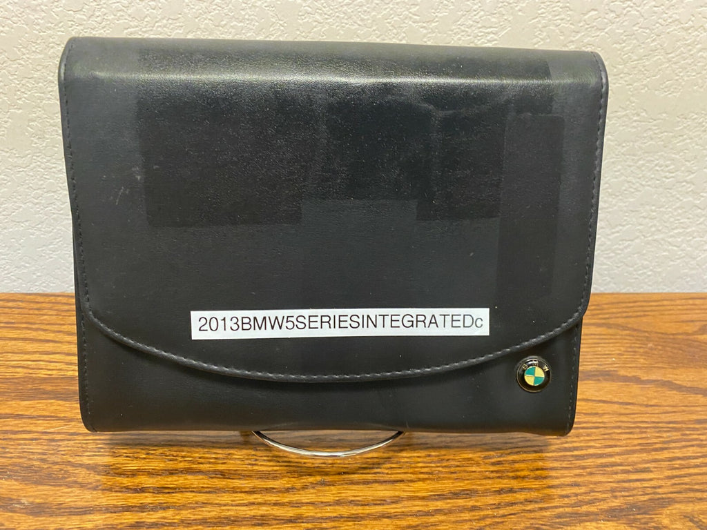 2013 BMW 5-Series Integrated Sedan 528i 535i 550i Owner's Manual w/ Navigation