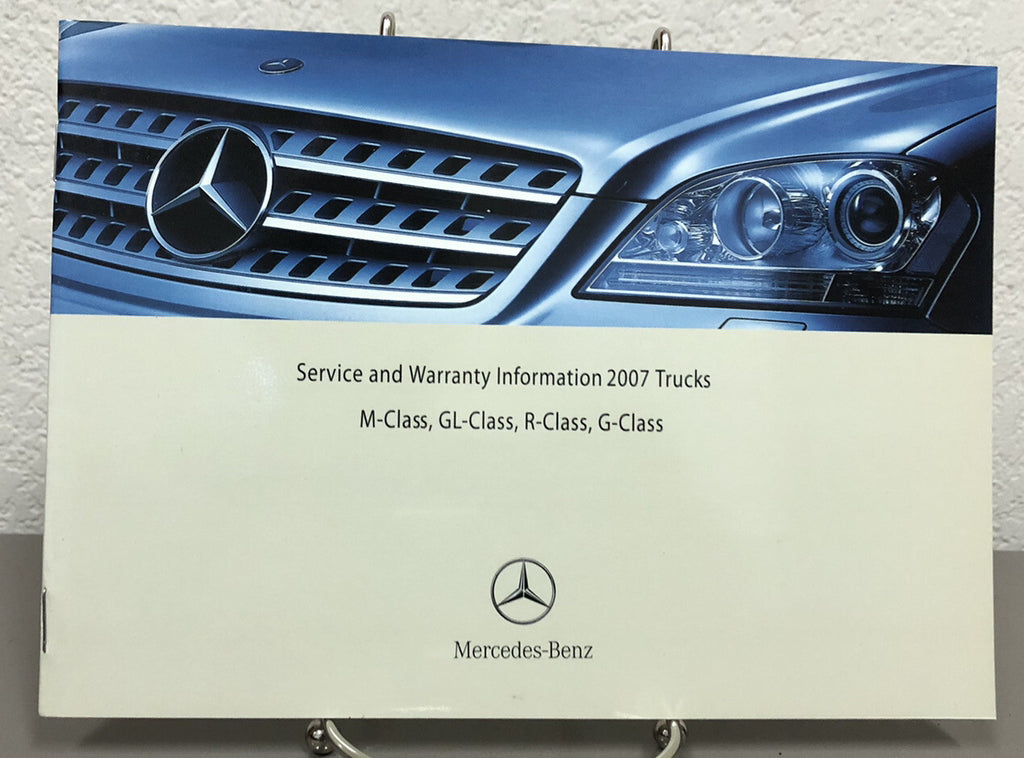 2007 Mercedes Benz GL-Class OEM Owner's Manual Set & w/Case