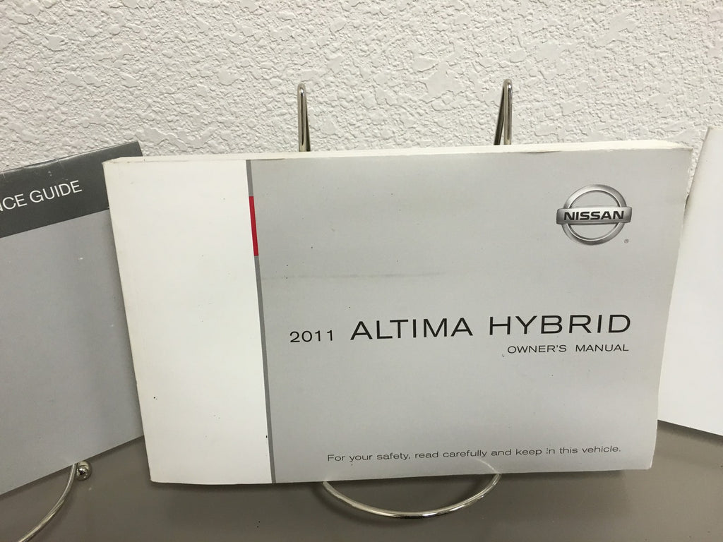 2011 Nissan Altima Hybrid Genuine OEM Owner's Manual Set with Case