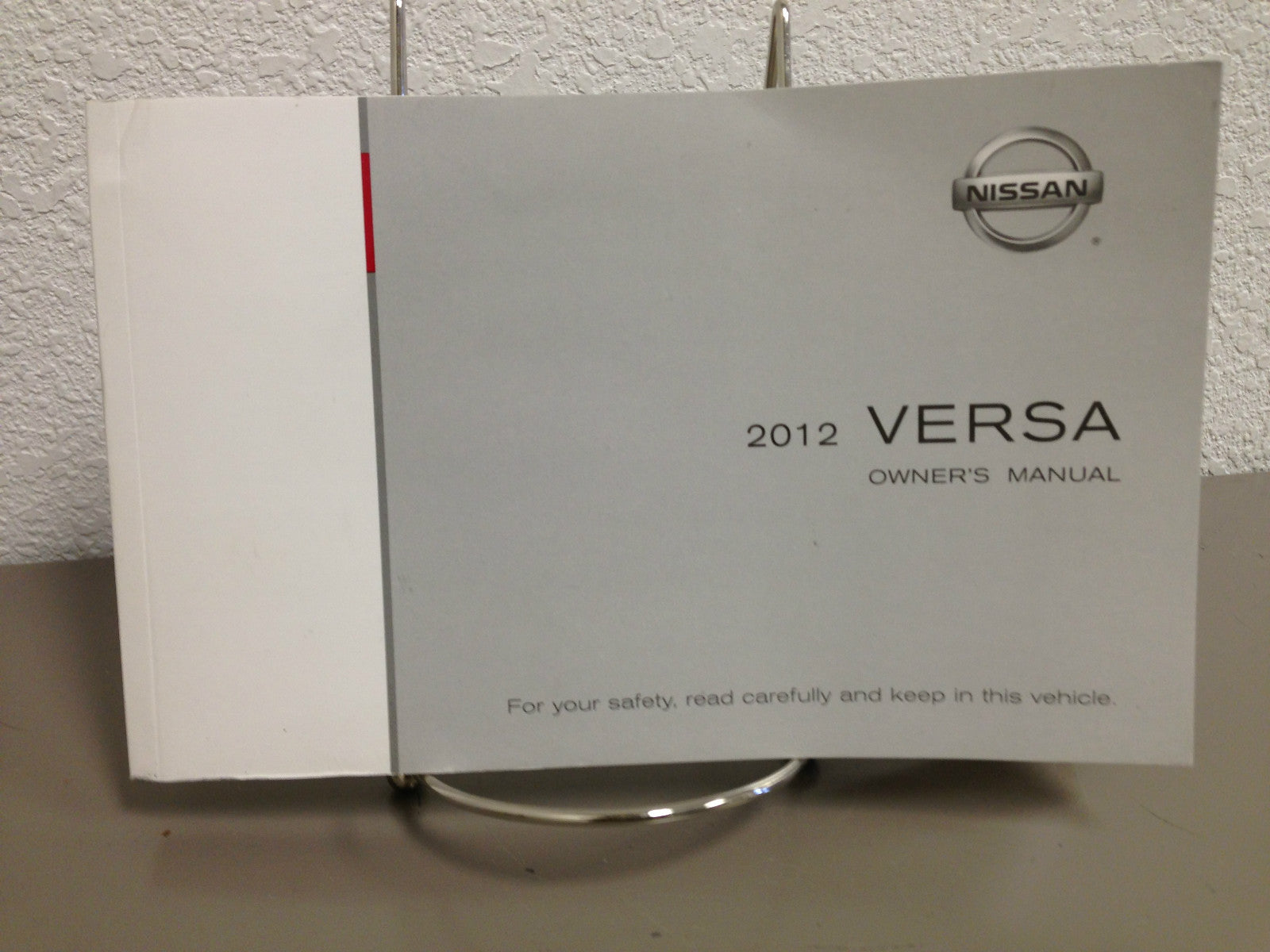 2012 Nissan Versa Genuine OEM Owner's Manual Set with Navigation and Case