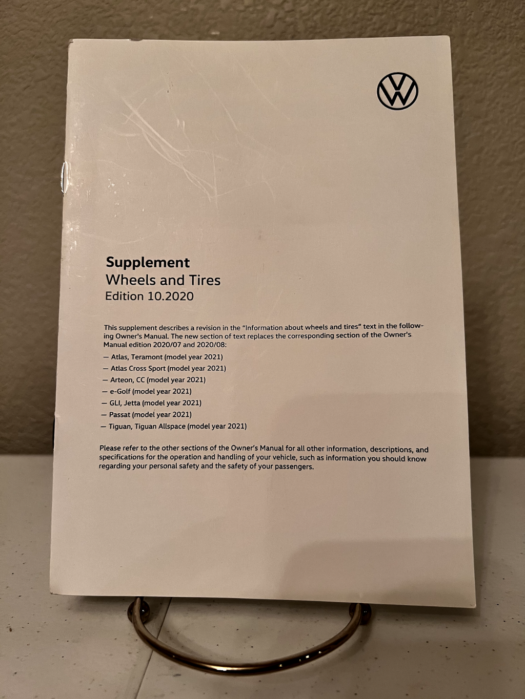2021 Volkswagen Teramont/ Atlas Owner's Manual Set w/case and free shipping