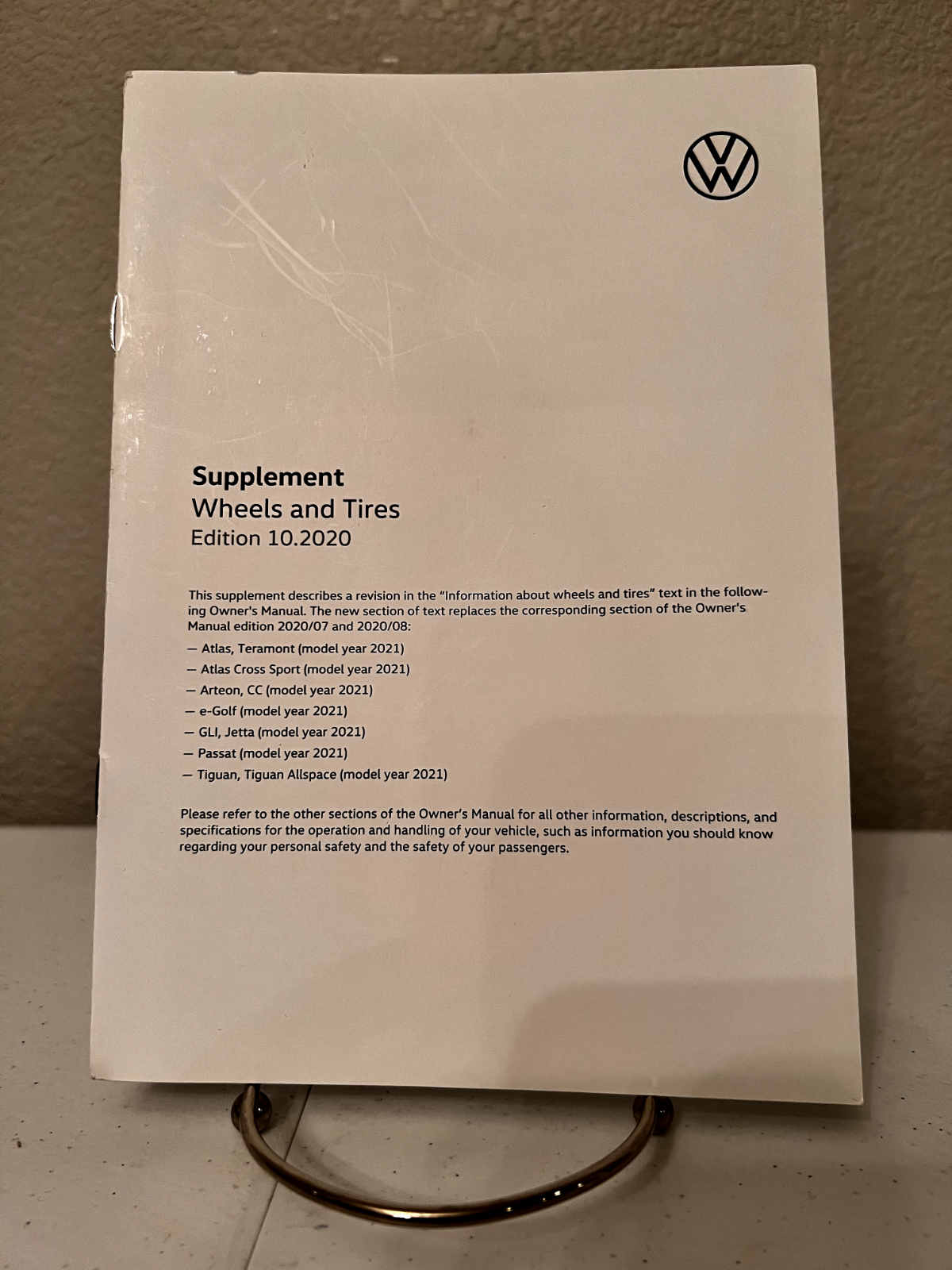 2021 Volkswagen Teramont/ Atlas Owner's Manual Set w/case and free shipping