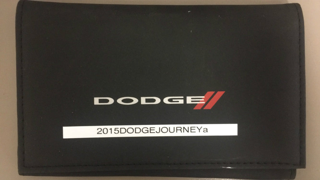 2015 Dodge Journey Genuine OEM Owner's Manual Set w/Case - Fast Free Shipping!!