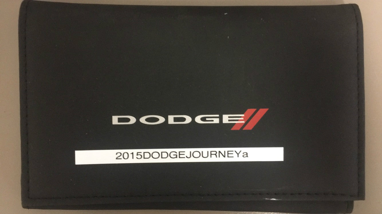 2015 Dodge Journey Genuine OEM Owner's Manual Set w/Case - Fast Free Shipping!!
