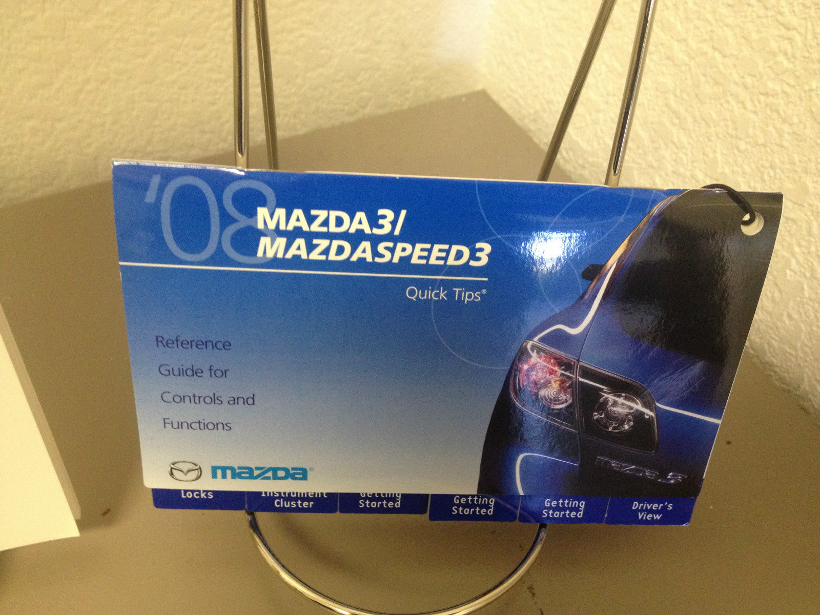 2008 Mazda 3 OEM Owner's Manual--Fast Free Shipping to All 50 States