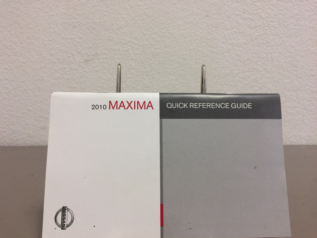 2010 Nissan Maxima Genuine OEM Owner's Manual Set with Free Shipping!