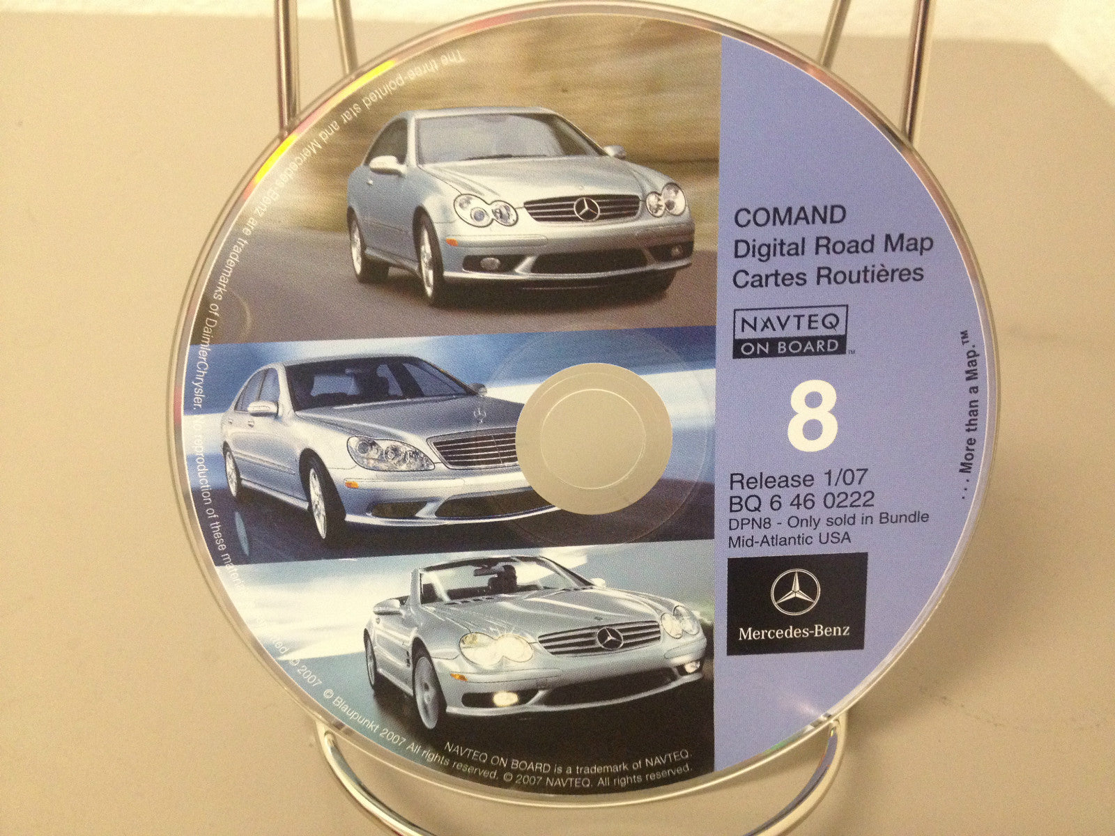 2007 Mercedes Benz Navigation Disc 8