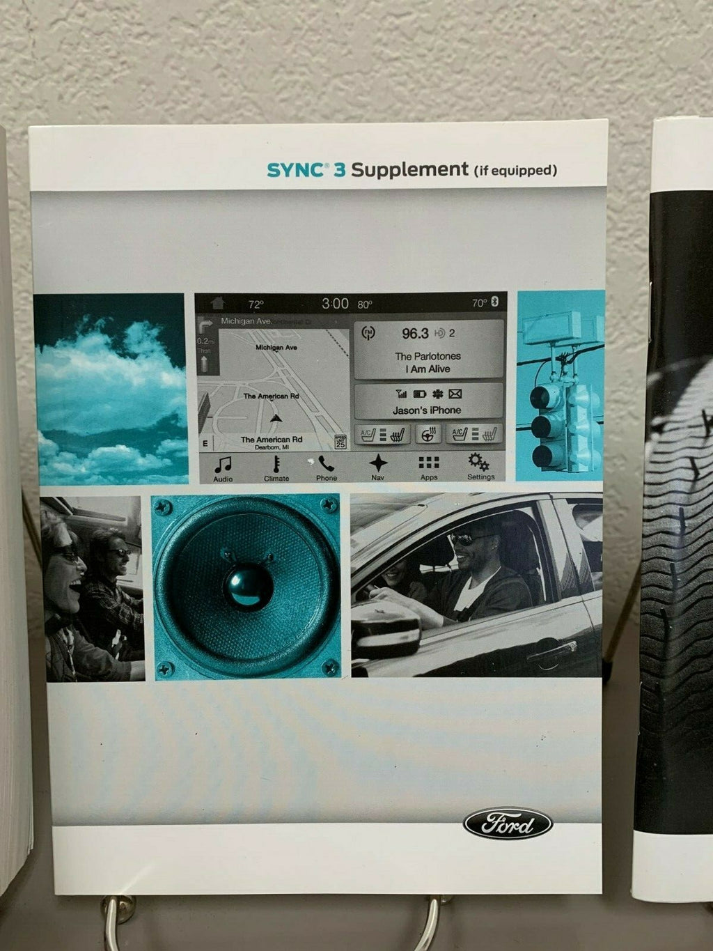 2016 Ford Transit Genuine OEM Owner's Manual Set w/Synch3 & Ford Case with Logo
