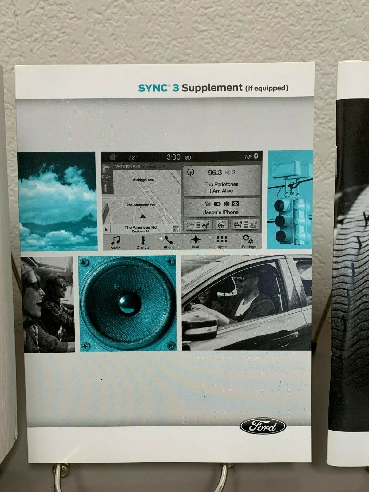 2016 Ford Transit Genuine OEM Owner's Manual Set w/Synch3 & Ford Case with Logo
