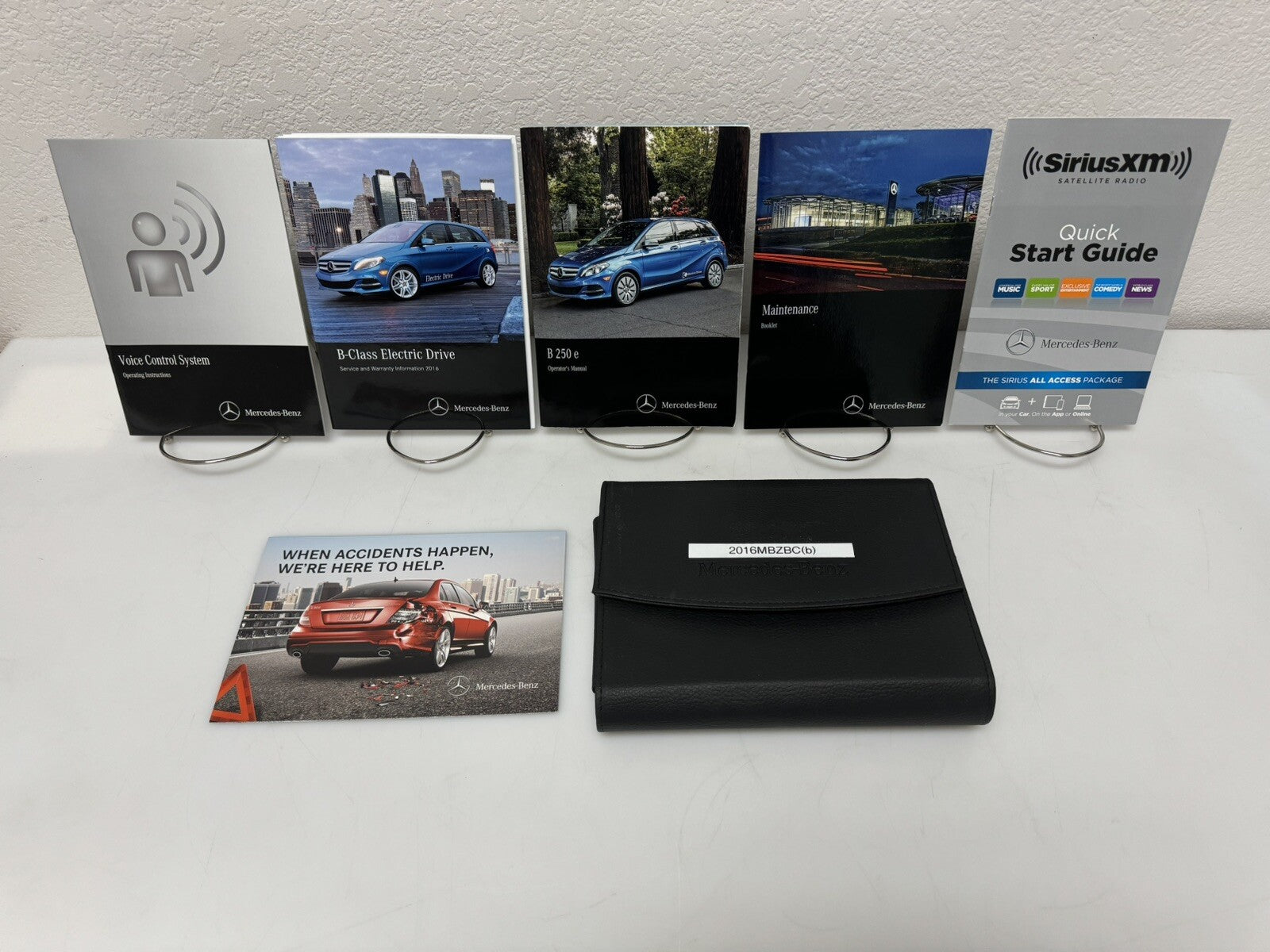 2016 Mercedes-Benz B250e Electric Drive Genuine OEM Operator's Manual Set w/Case