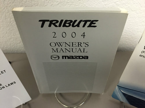 2004 Mazda Tribute Genuine OEM Owner's Manual Set w/Case--Fast Free Shipping