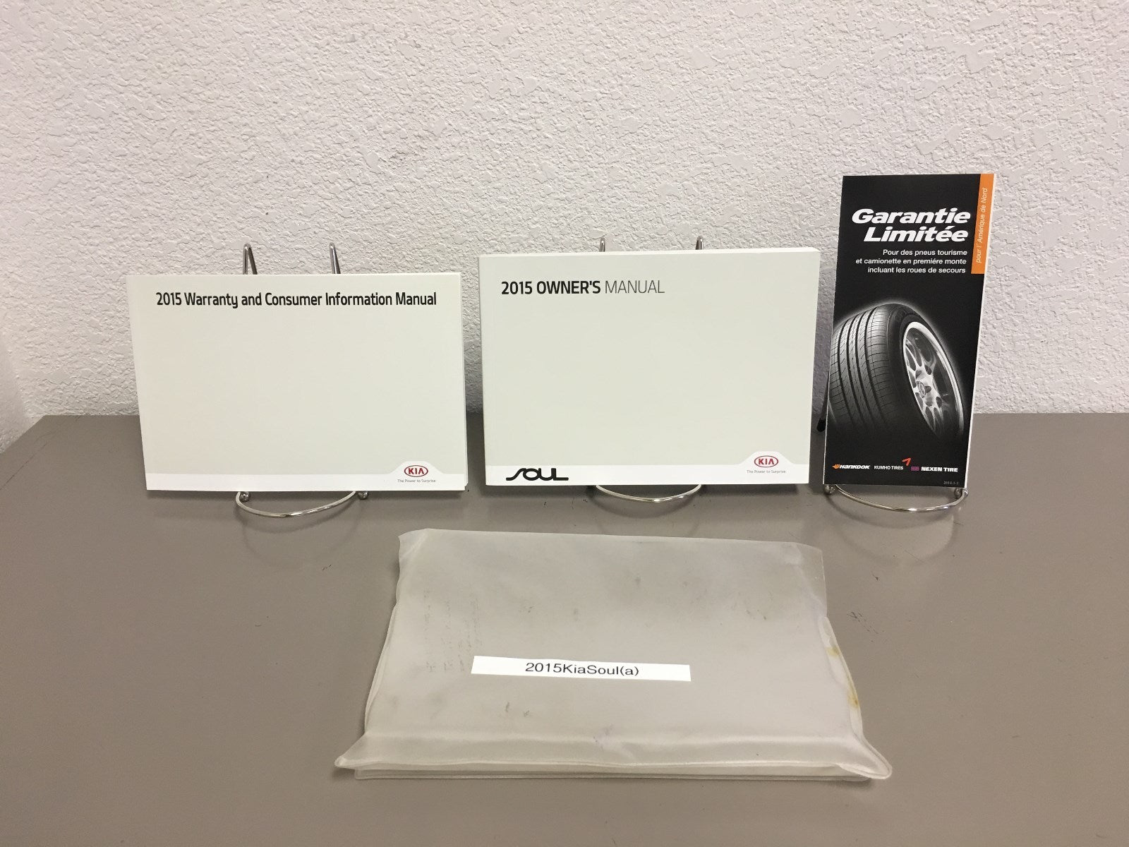 2015 Kia Soul Genuine OEM Owner's Manual Set w/Supplements & Case-Free Shipping!