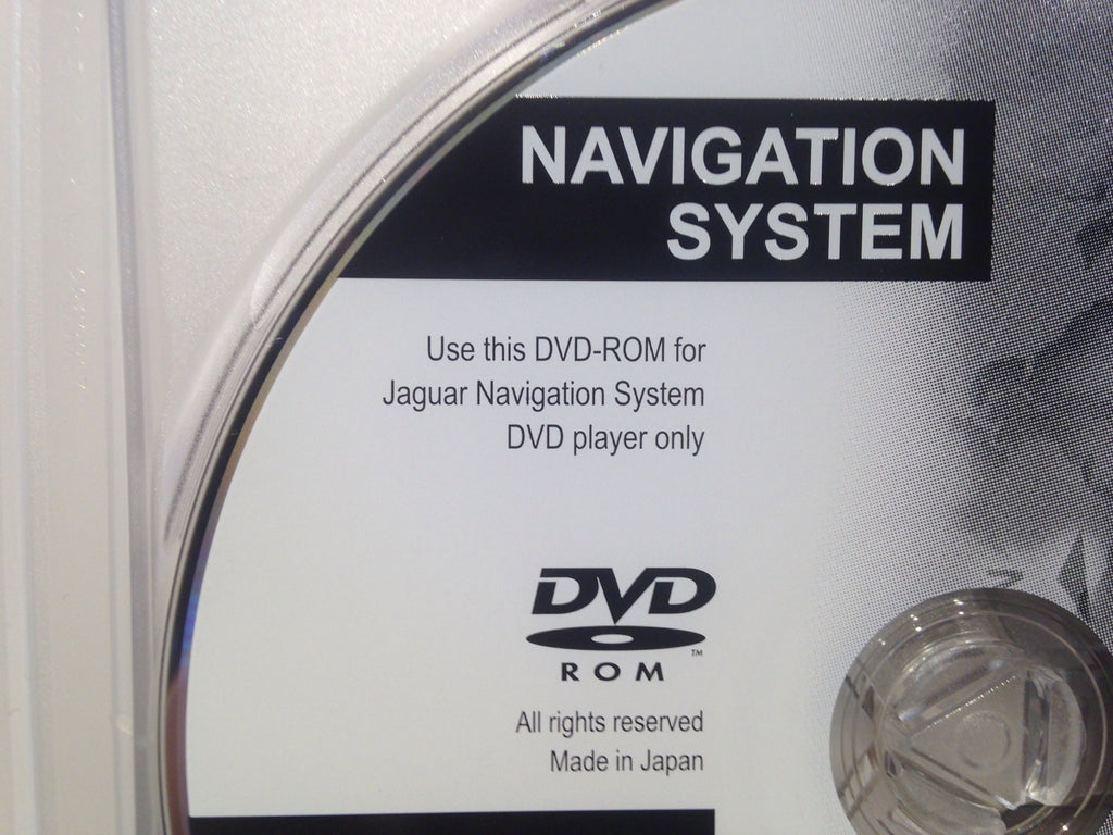 Jaguar XF XK XKR Navigation DVD 6W83-10E898-BD Map 2007-2008 East & West 2 Discs