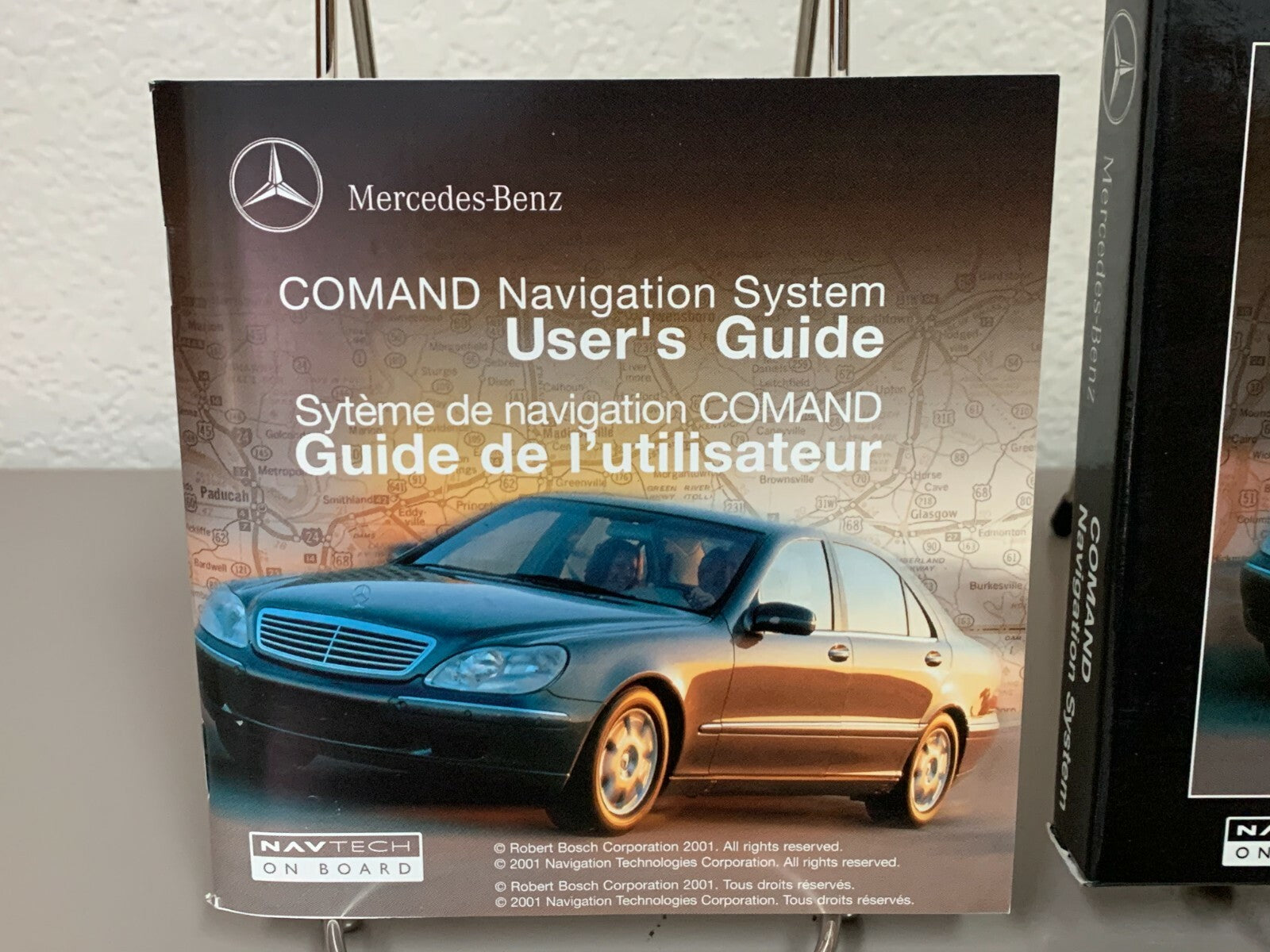 2000 2001 2002 Mercedes-Benz S-Class Comand Navigation DVD California & Nevada
